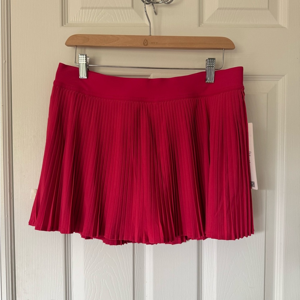 NWT Lululemon Varsity High-Rise Pleated Tennis Skirt - Cherry Berry - Size 10